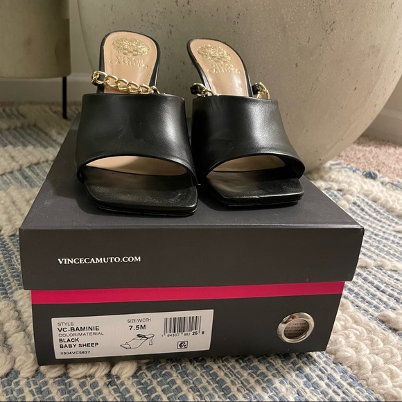 Vince Camuto | Shoes | Vince Camuto Bamine Sandal Black | Poshmark